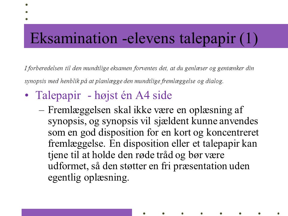 Eksamination -elevens talepapir (1)