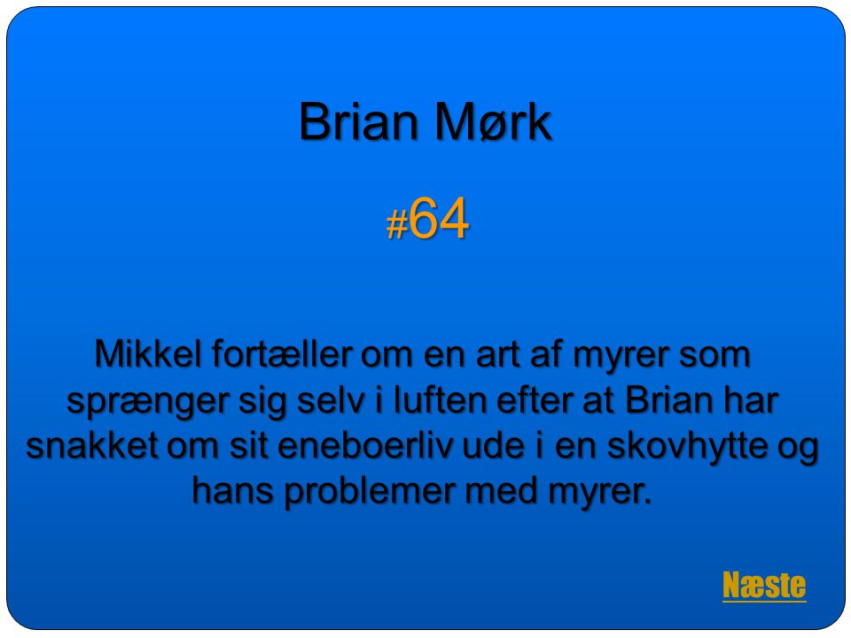 Brian Mørk #64.