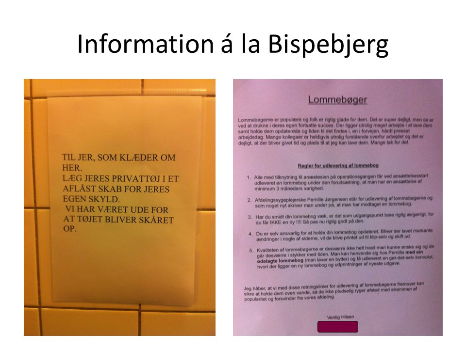 Information á la Bispebjerg