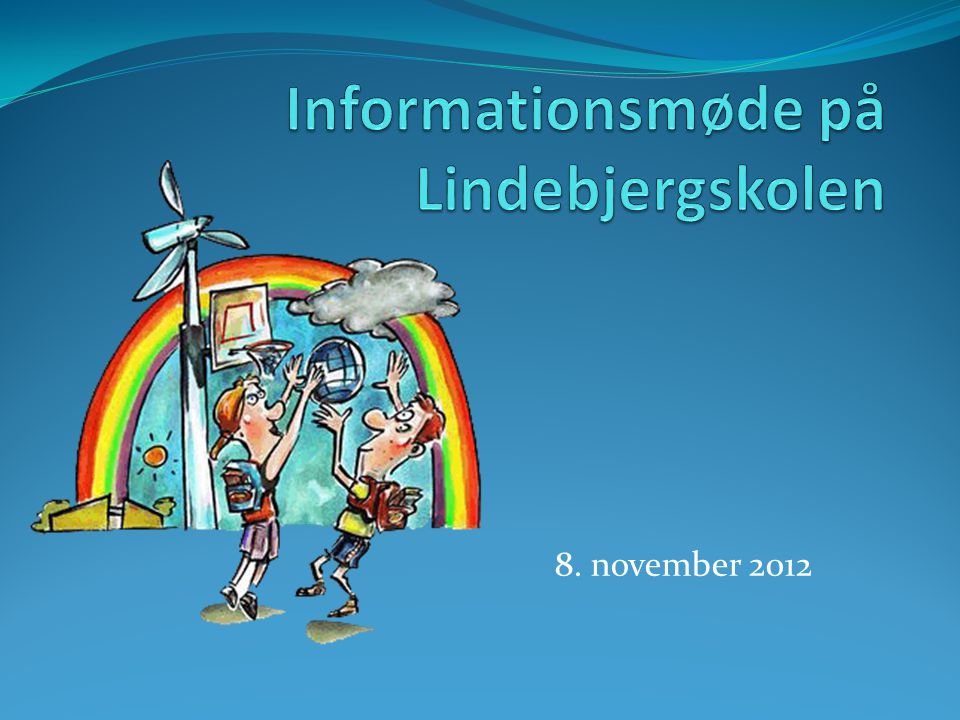 Informationsmøde på Lindebjergskolen