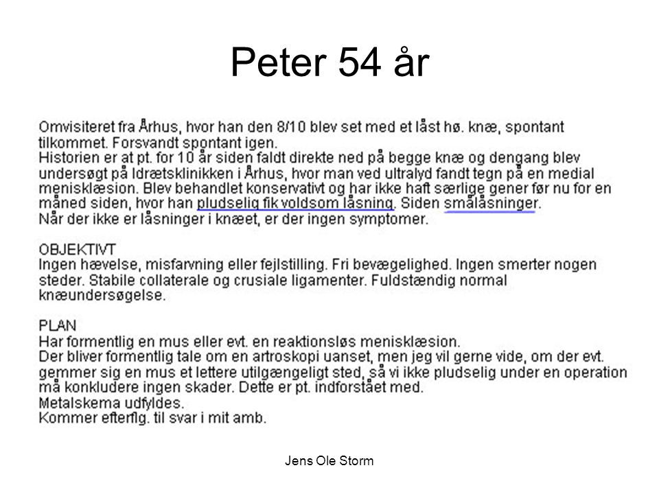 Peter 54 år Jens Ole Storm