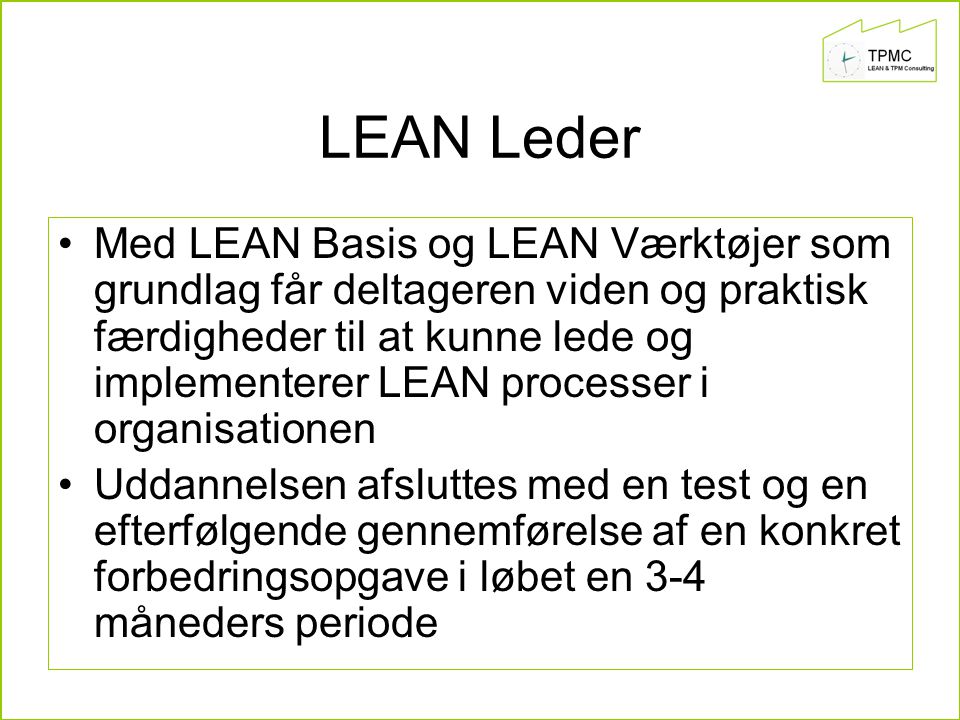 LEAN Leder