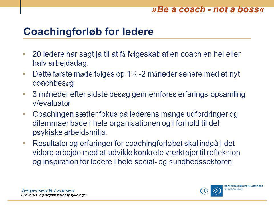 Coachingforløb for ledere