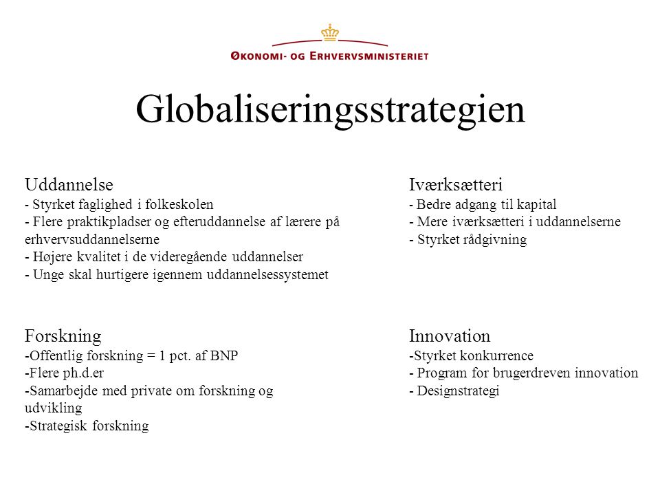 Globaliseringsstrategien