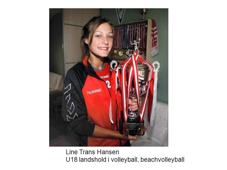 Line Trans Hansen U18 landshold i volleyball, beachvolleyball
