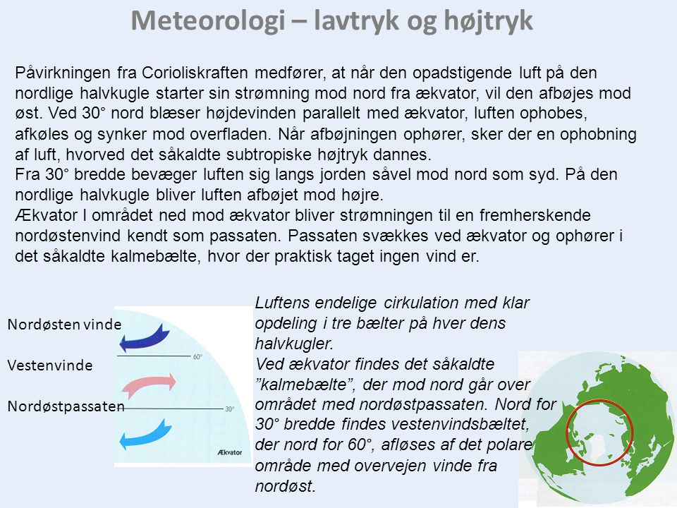 Meteorologi – lavtryk og højtryk