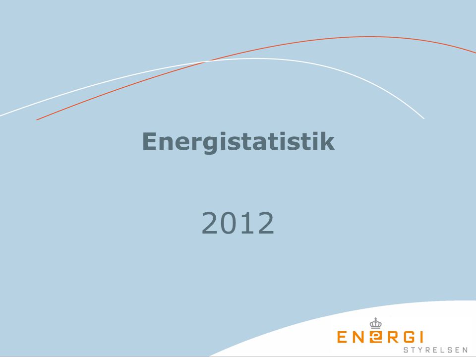 Energistatistik 2012