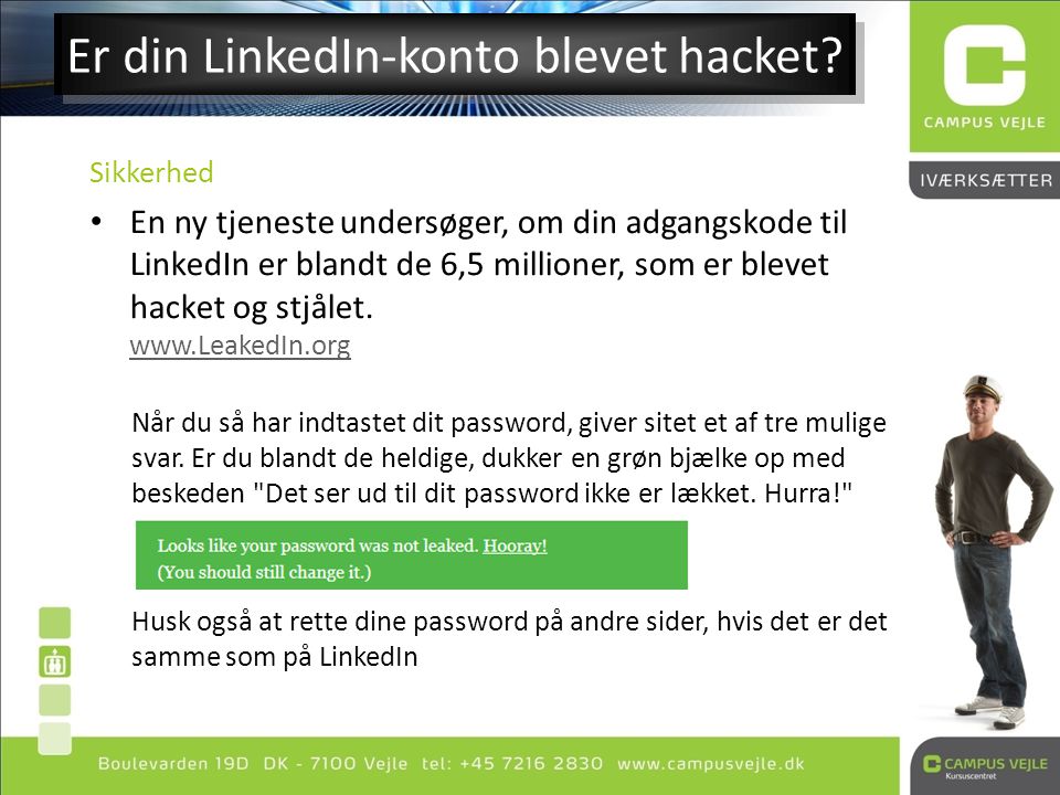 Er din LinkedIn-konto blevet hacket