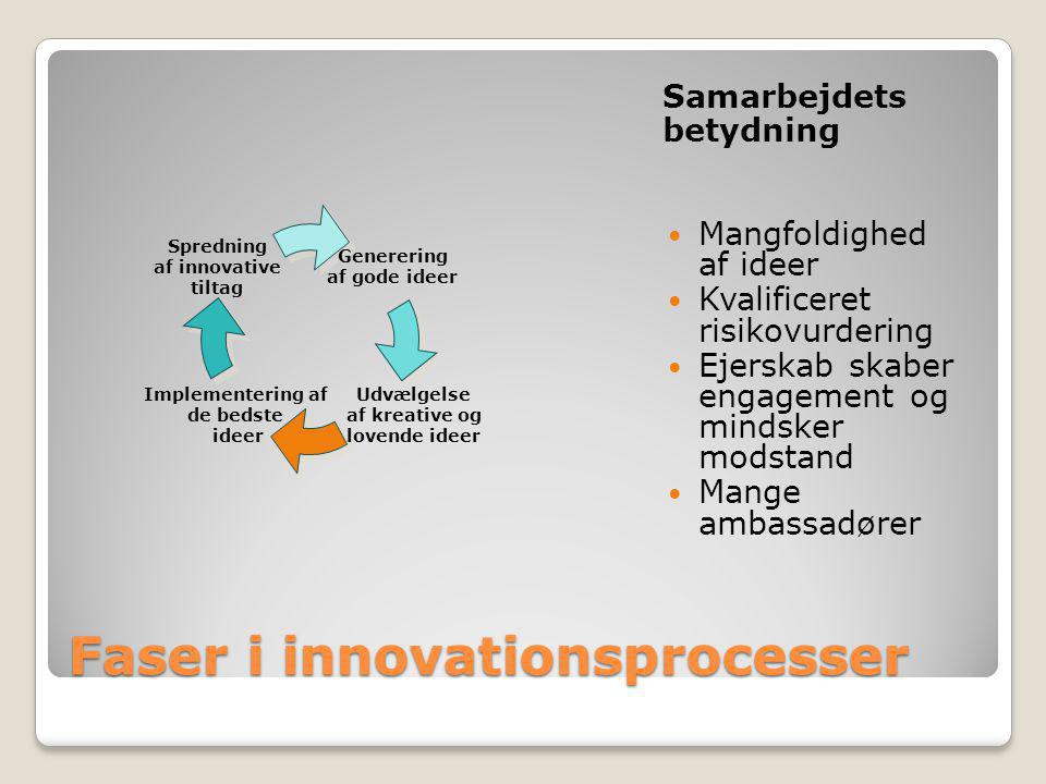 Faser i innovationsprocesser