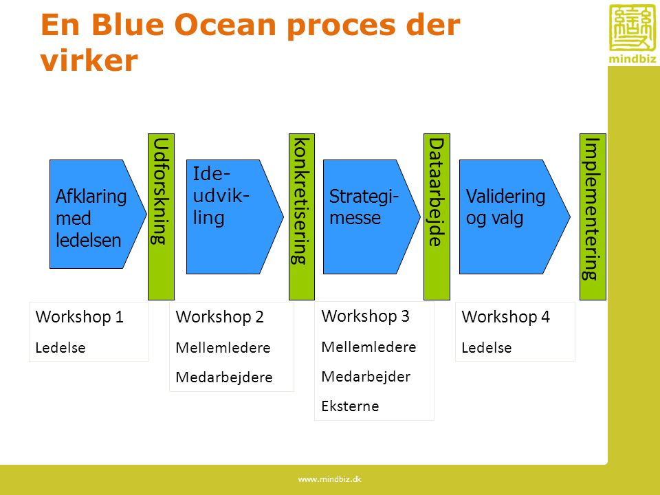 En Blue Ocean proces der virker