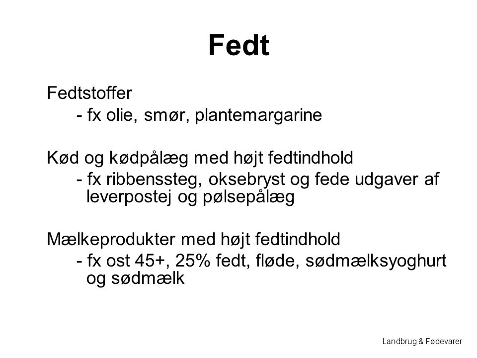Fedt