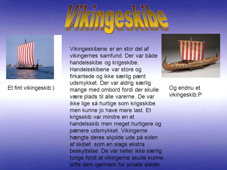 Vikingeskibe