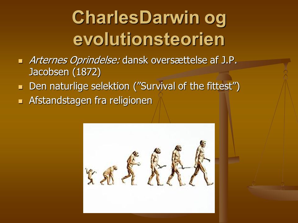 CharlesDarwin og evolutionsteorien