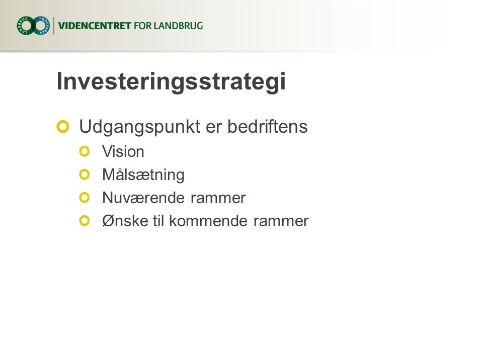 Investeringsstrategi
