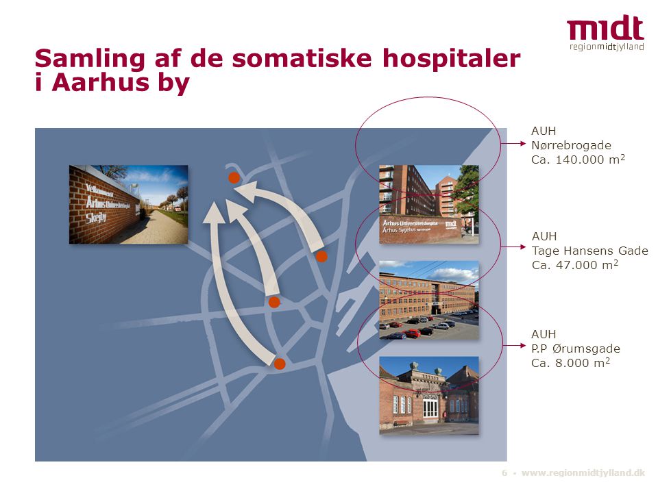 Samling af de somatiske hospitaler i Aarhus by