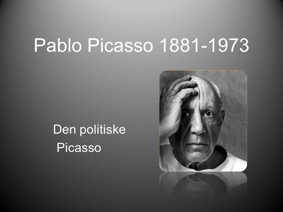 Pablo Picasso Den politiske Picasso