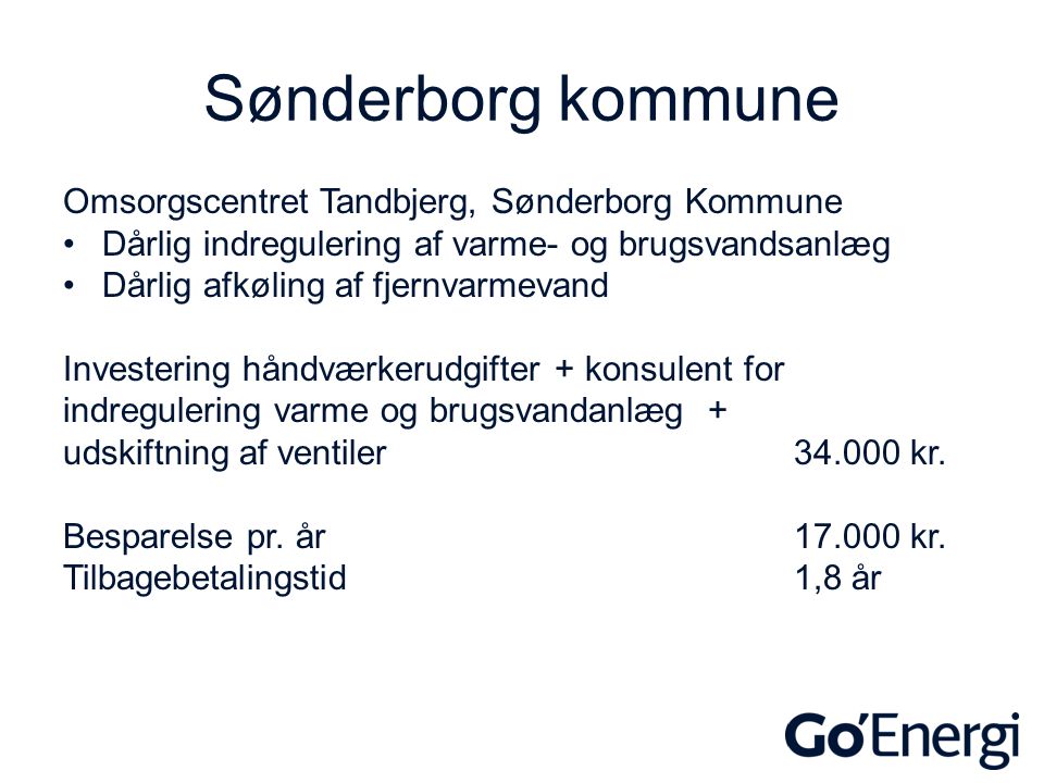 Sønderborg kommune Omsorgscentret Tandbjerg, Sønderborg Kommune
