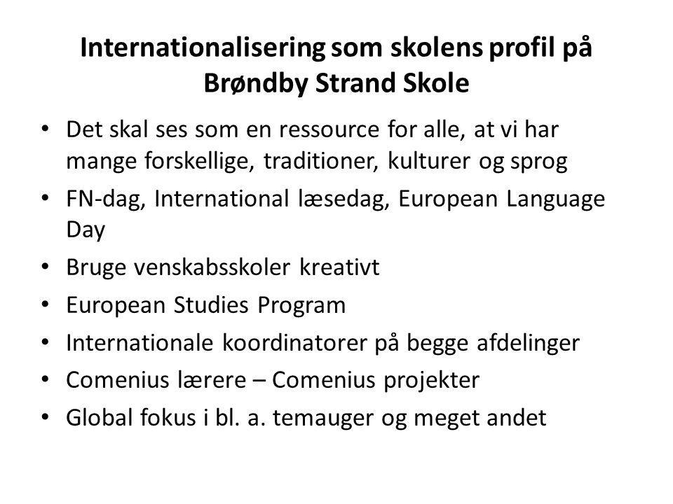 Internationalisering som skolens profil på Brøndby Strand Skole