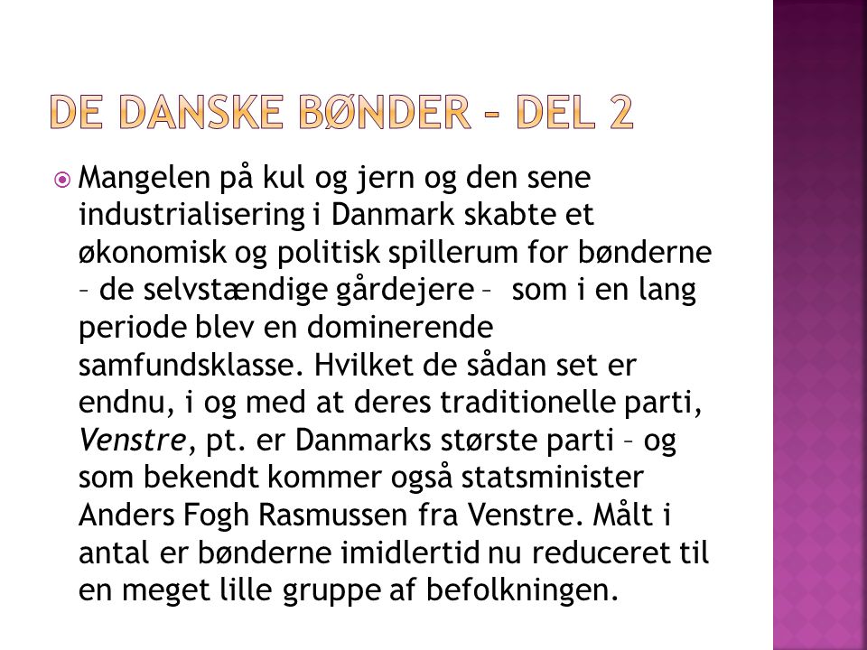 De danske bønder – del 2