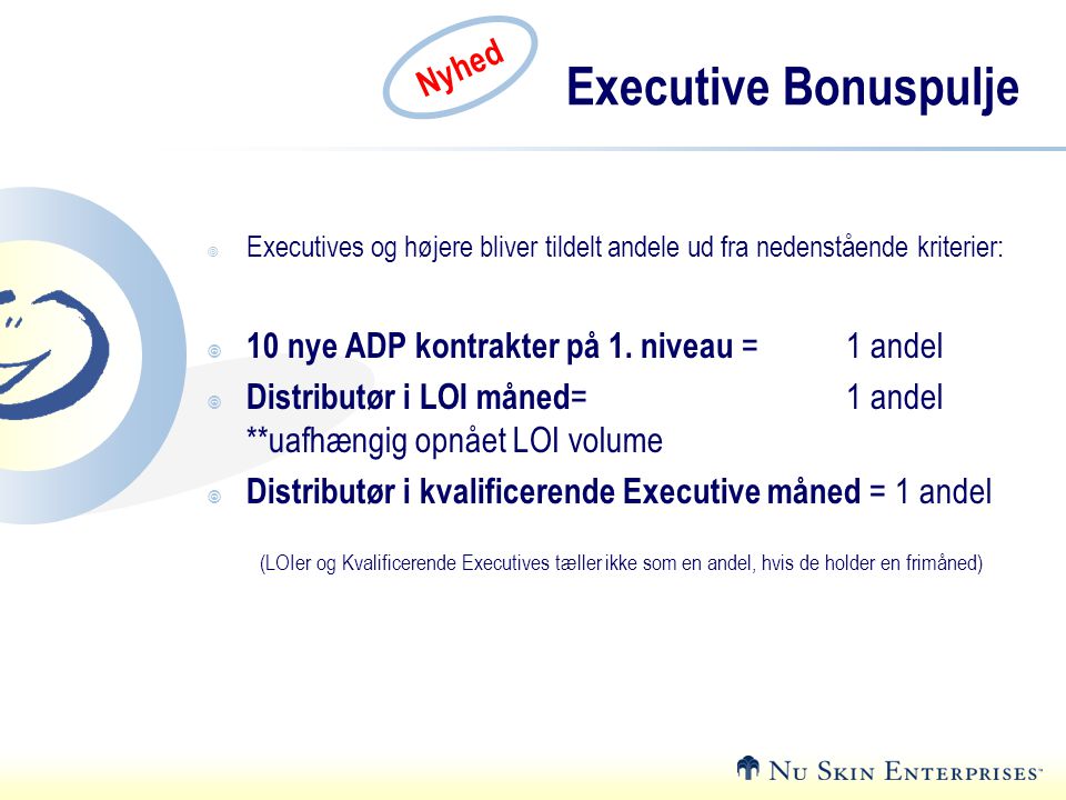 Executive Bonuspulje Nyhed