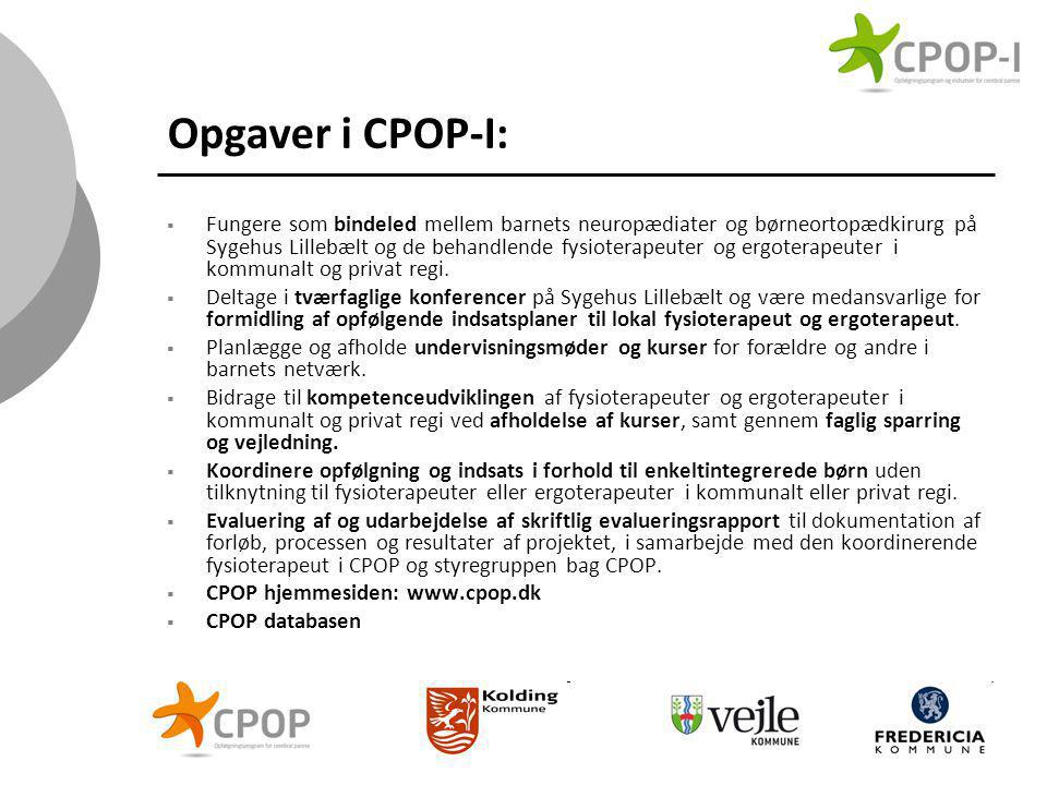 Opgaver i CPOP-I: