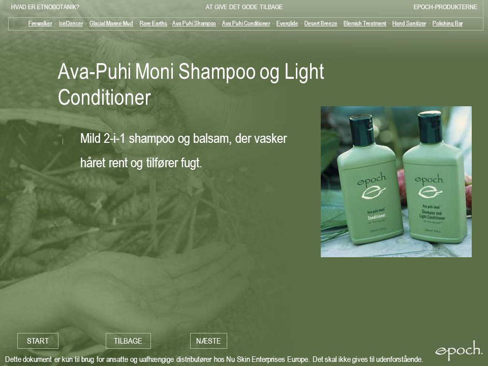 Ava-Puhi Moni Shampoo og Light Conditioner