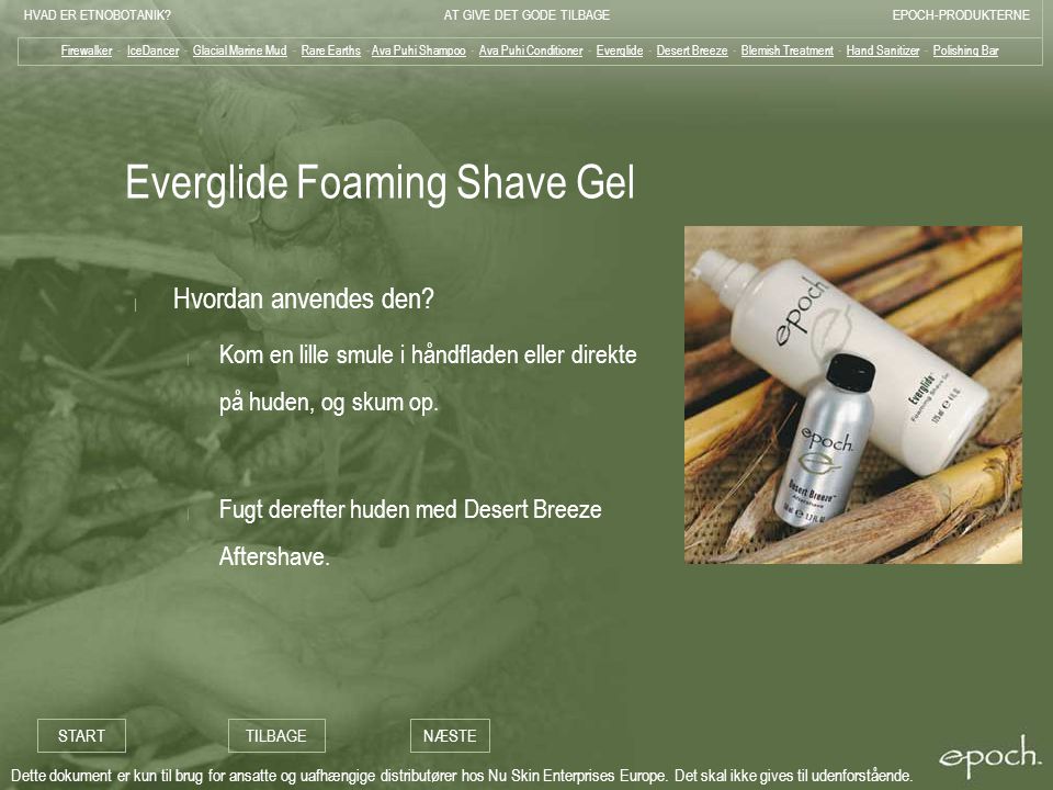 Everglide Foaming Shave Gel