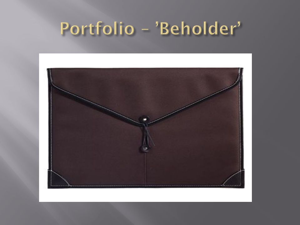 Portfolio – ’Beholder’