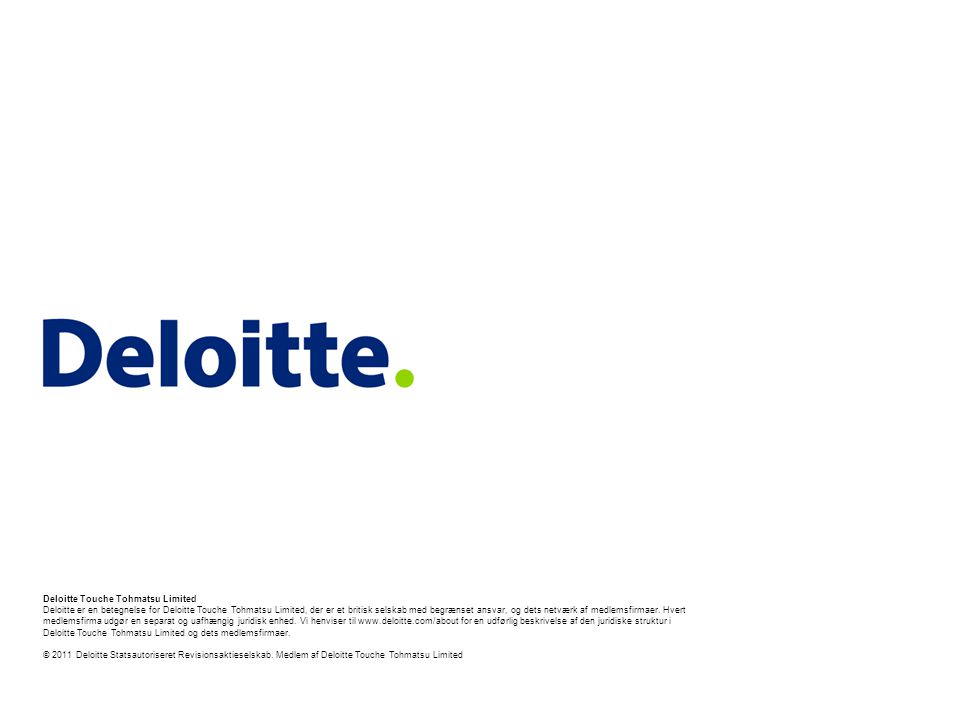 Deloitte Touche Tohmatsu Limited