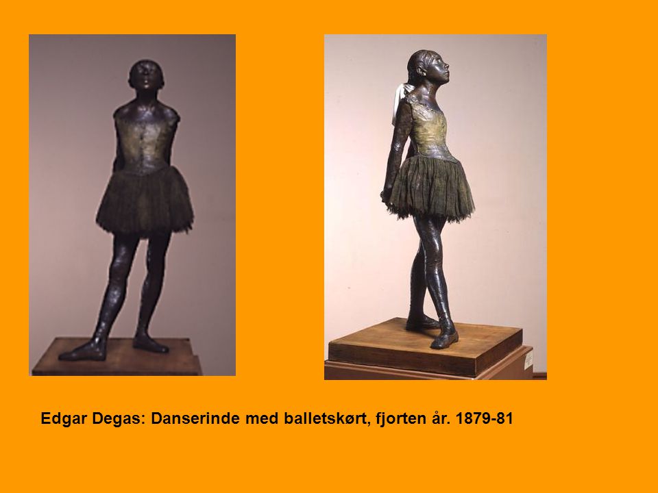 Edgar Degas: Danserinde med balletskørt, fjorten år