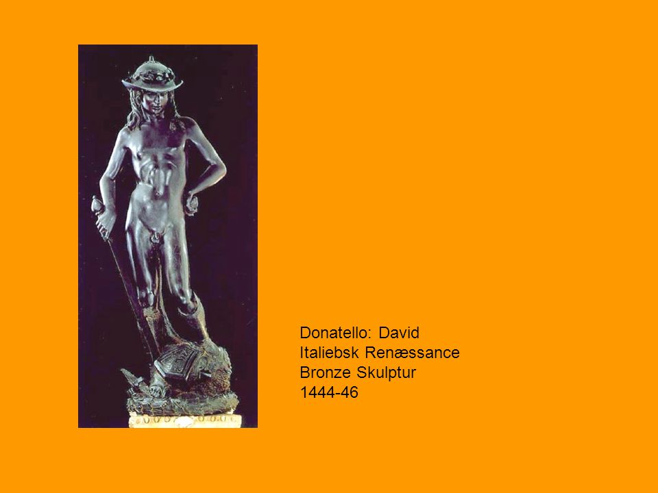 Donatello: David Italiebsk Renæssance Bronze Skulptur