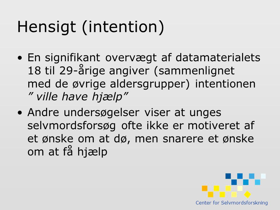 Hensigt (intention)
