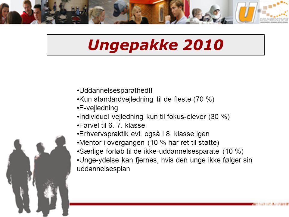 Ungepakke 2010 Uddannelsesparathed!!