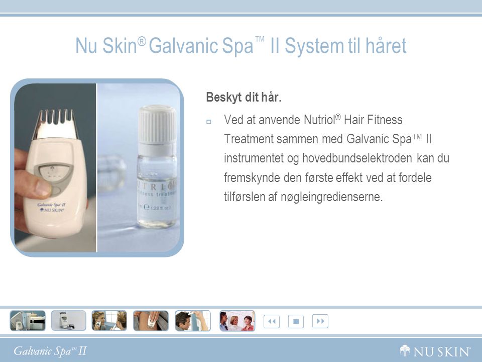 Nu Skin® Galvanic Spa™ II System til håret