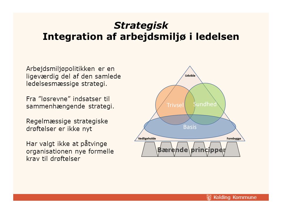 Strategisk Integration af arbejdsmiljø i ledelsen