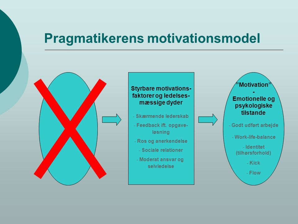 Pragmatikerens motivationsmodel