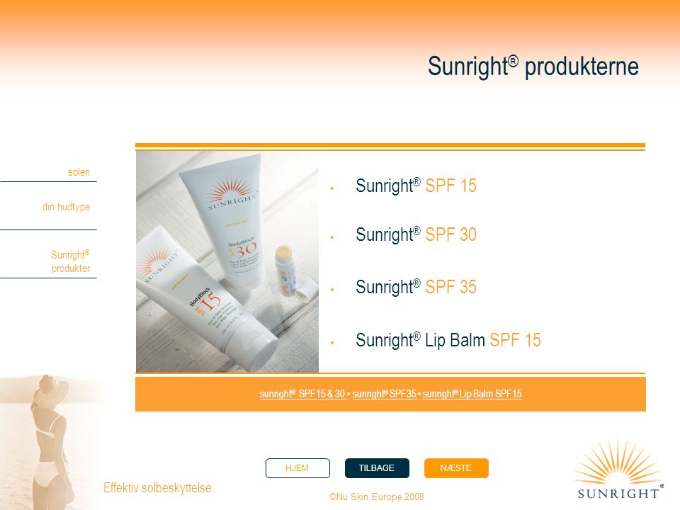 Sunright® produkterne