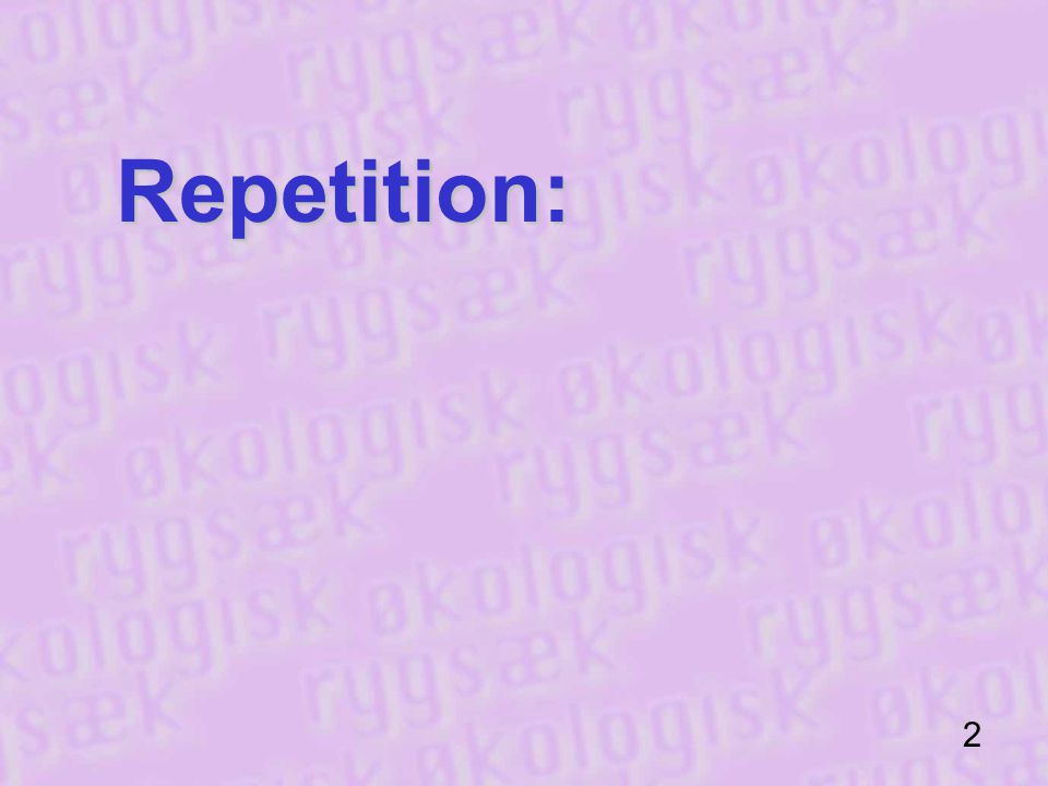 Repetition: 2