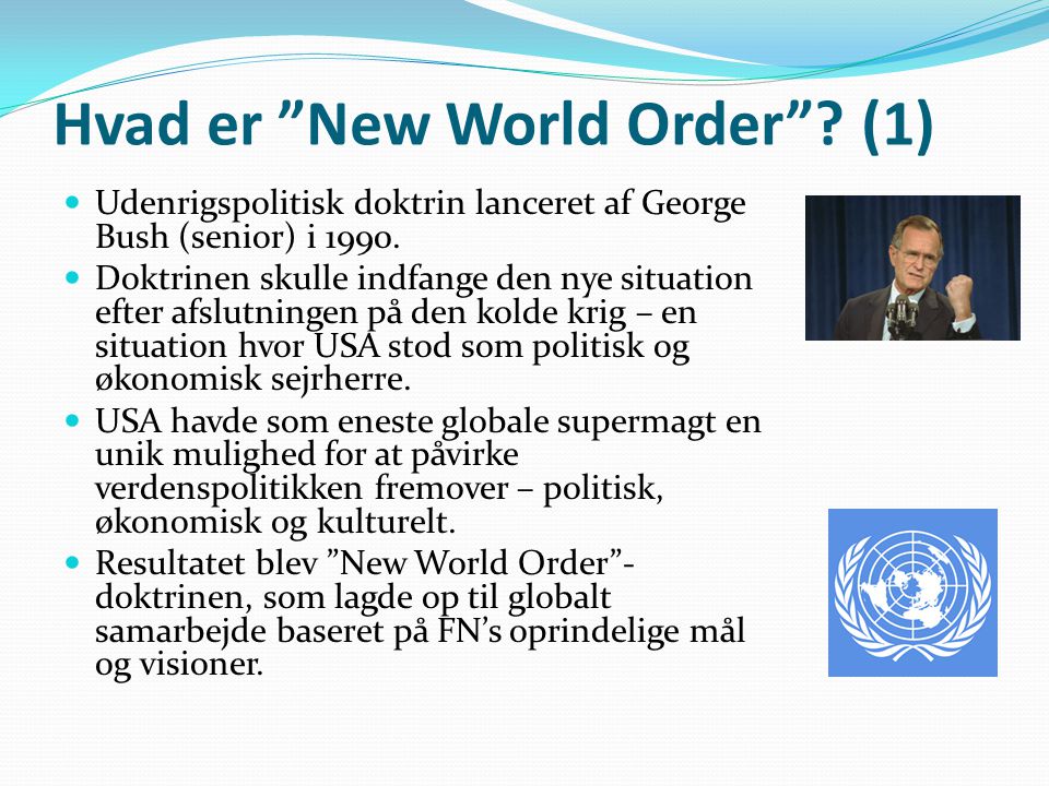 Hvad er New World Order (1)