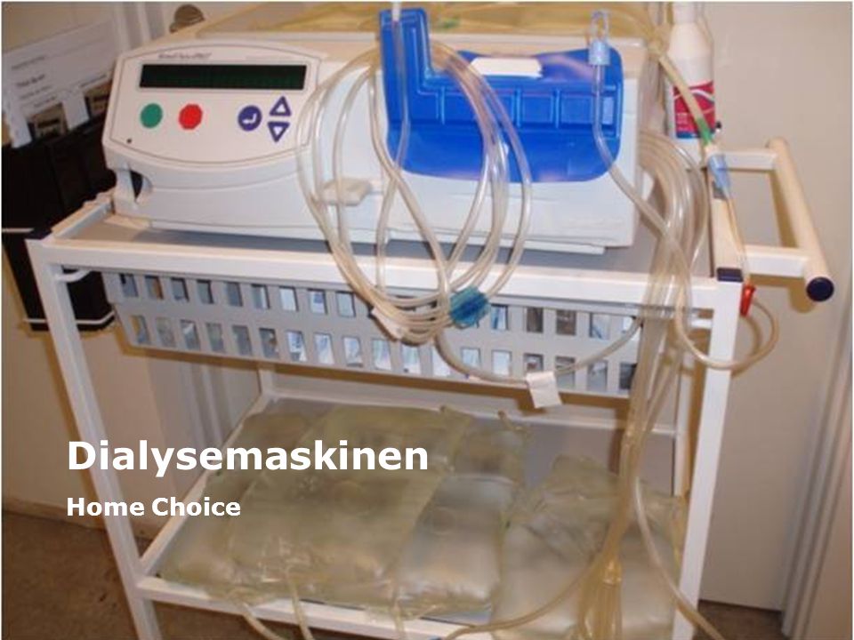 Dialysemaskinen Dialysemaskinen Home Choice