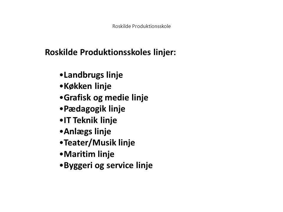 Roskilde Produktionsskole