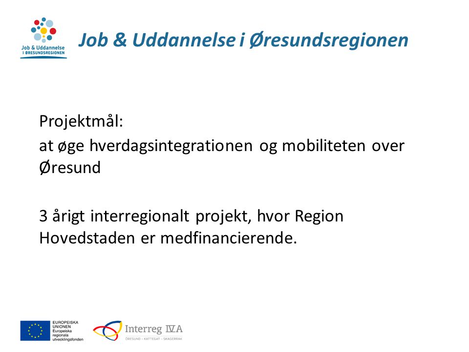 Job & Uddannelse i Øresundsregionen
