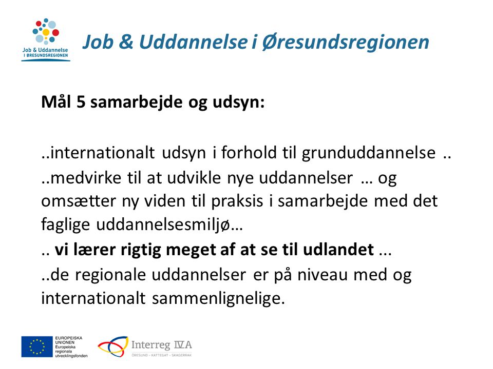 Job & Uddannelse i Øresundsregionen