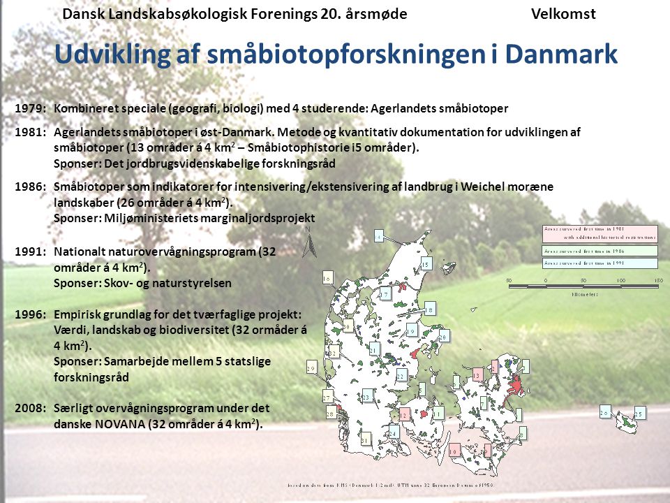 Udvikling af småbiotopforskningen i Danmark