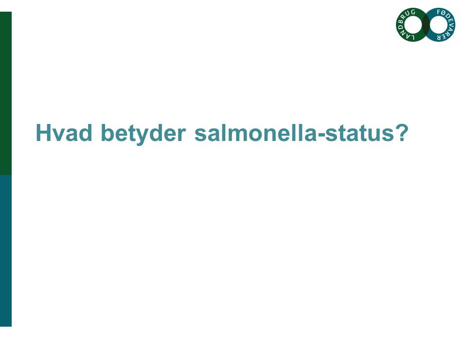 Hvad betyder salmonella-status