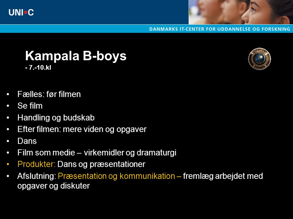 Kampala B-boys kl Fælles: før filmen Se film
