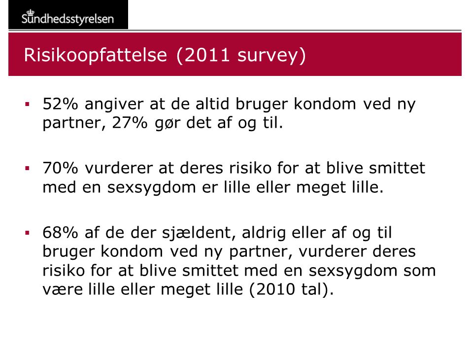 Risikoopfattelse (2011 survey)