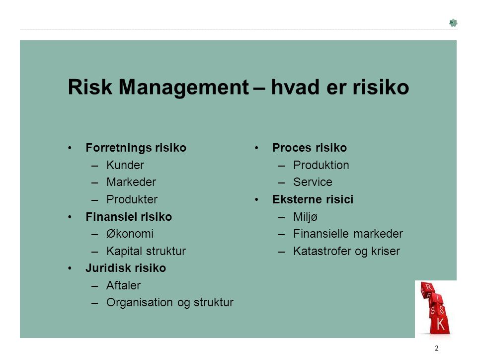 Risk Management – hvad er risiko