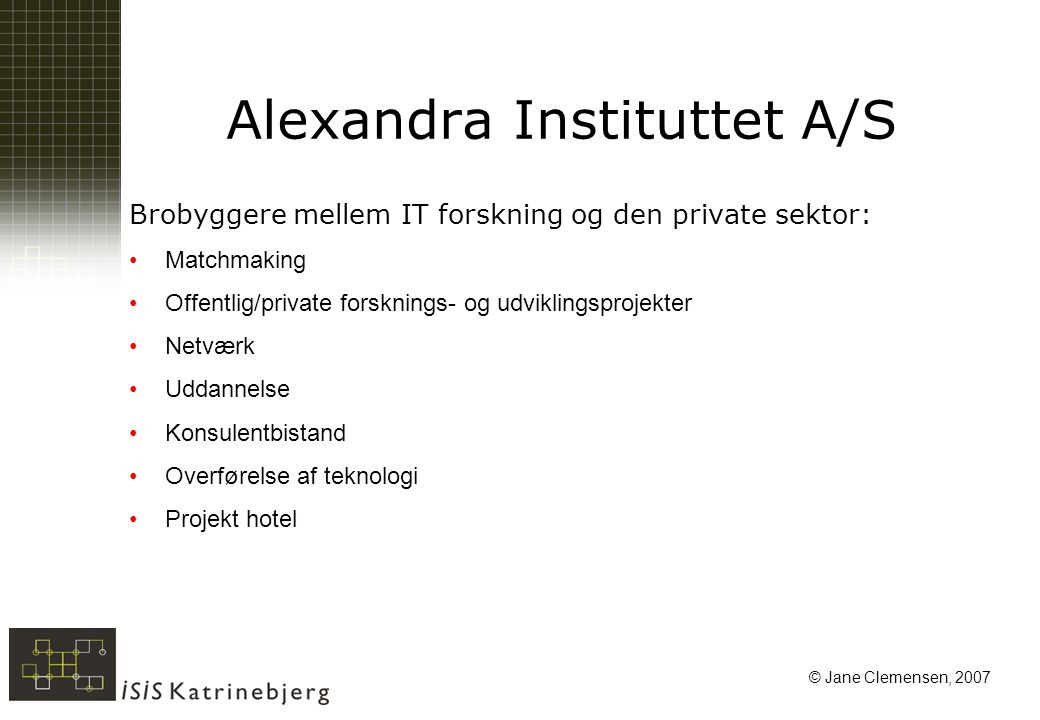 Alexandra Instituttet A/S