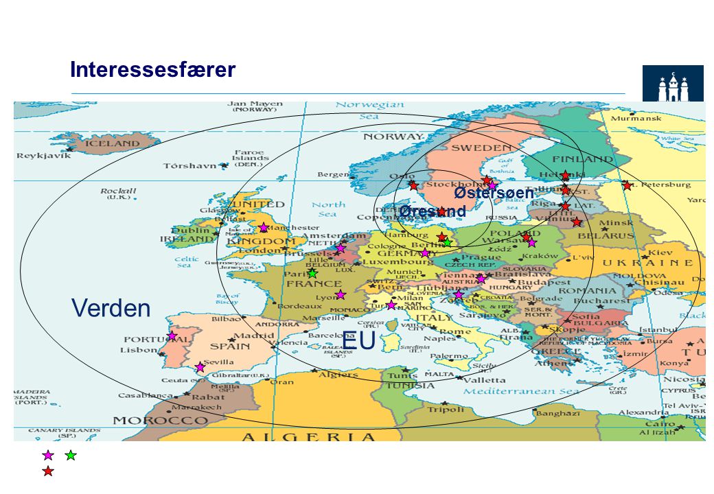 Interessesfærer Øresund Østersøen Verden EU